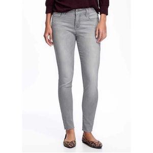 Old Navy Grey Rockstar Skinny Jeans-Size 8